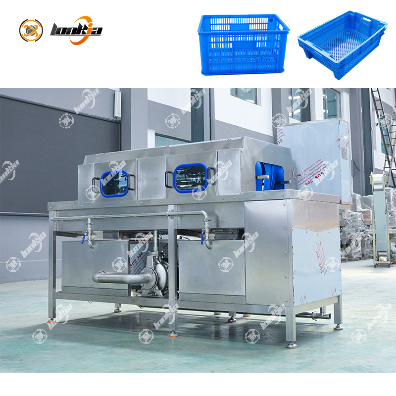 Turnover Crate Washing System Basket Washing Machine Returnable Plastic Basket Washer