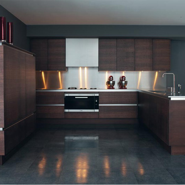 Price Modern Handleless Aluminium Cabinet Kitchen