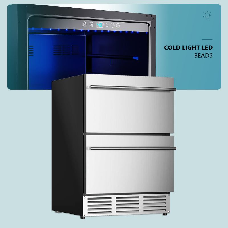 Elegant Silver Dual-Drawer Storage Solution for Any Room