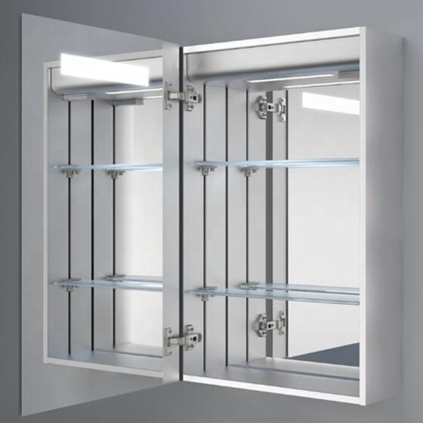 Home Decor Wholesale Bathroom Kitchen Aluminium Frame Accessories Vanity Bluetooth Furniture Smart Lighted LED Medicine Cabinet