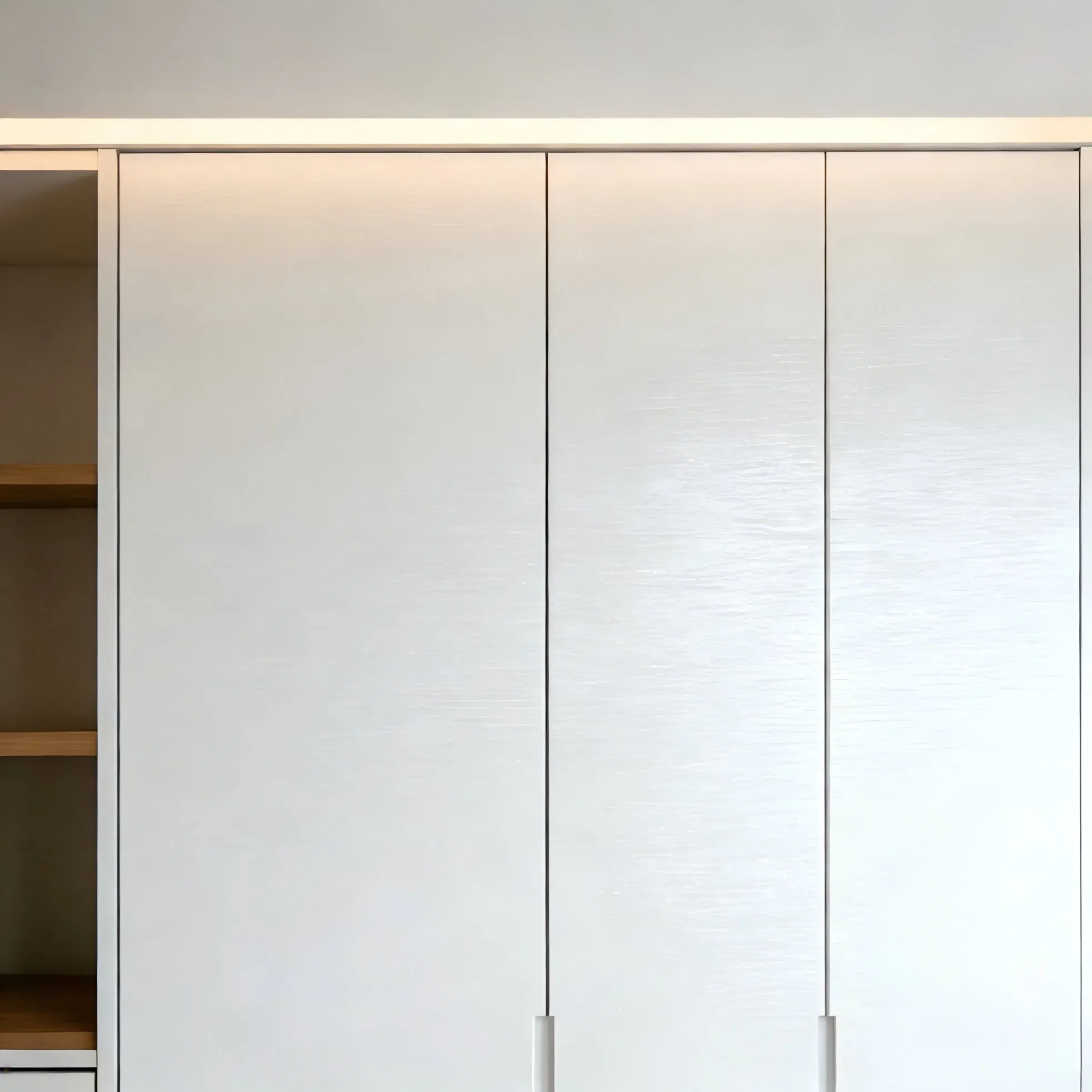 Custom Built-in Wardrobe System for Bedroom with Modular Storage Design
