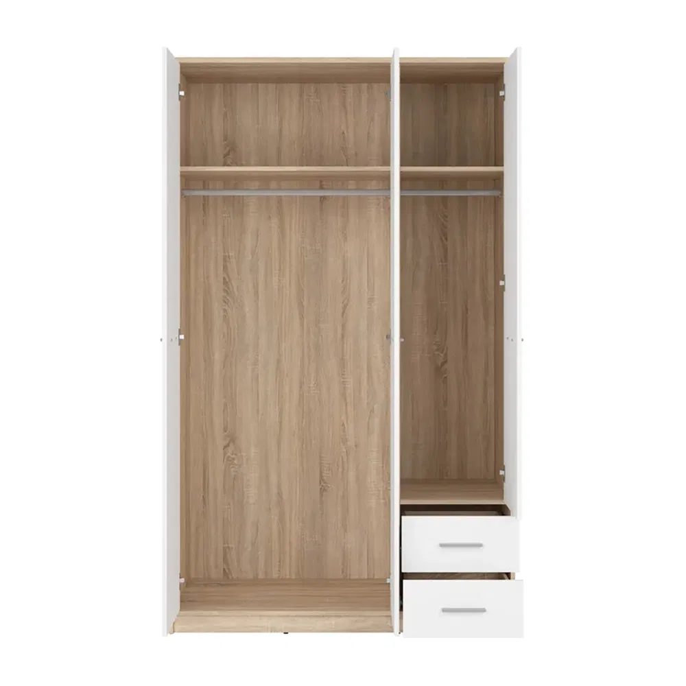 High Quality Wooden Hinged Door Wardrobe Bedroom Home Furniture Wholesale Wardrobes for Children Bedrooms