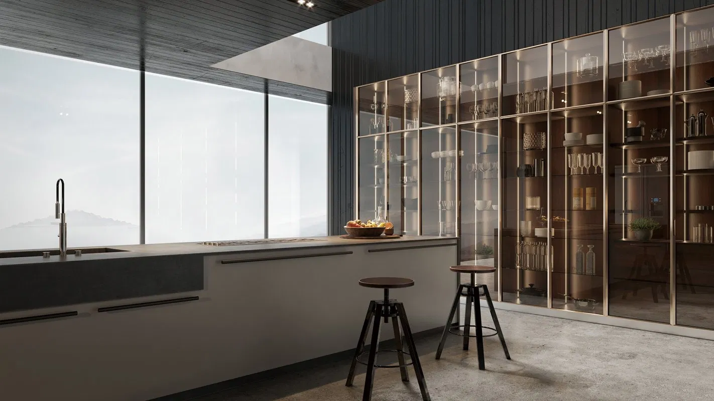 Wholesale Furniture Makers Couch C Shaped Laptop Cabinets Industrial for Kitchen Furniture