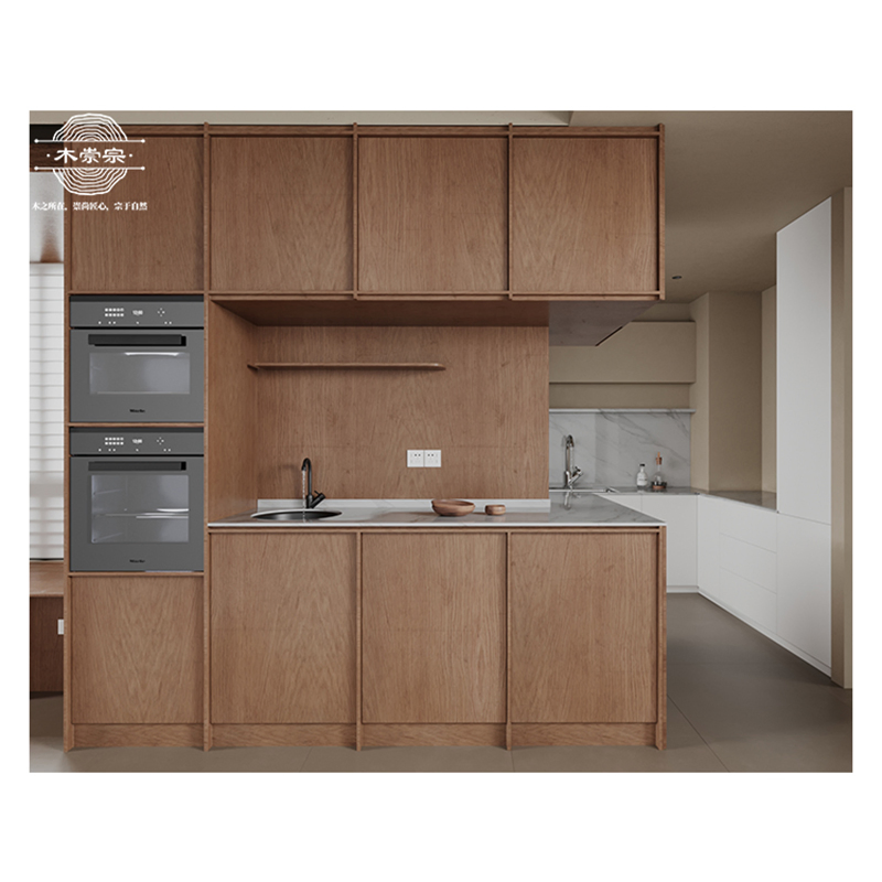 Solid Wood Modern Apartment Affordable Green Whole House Custom - Made Storage Furniture Cupboard Units