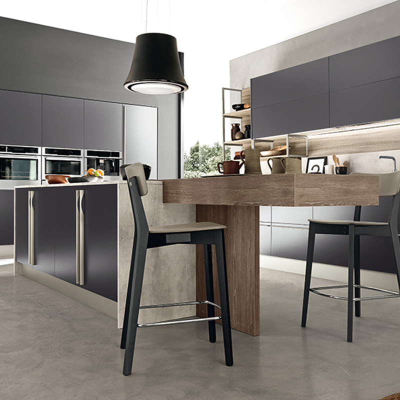 Professional Design Sample Modern Acrylic Sheets Finish Handleless Cupboard Furnitureflat Pack Kitchen Cabinets-Discount