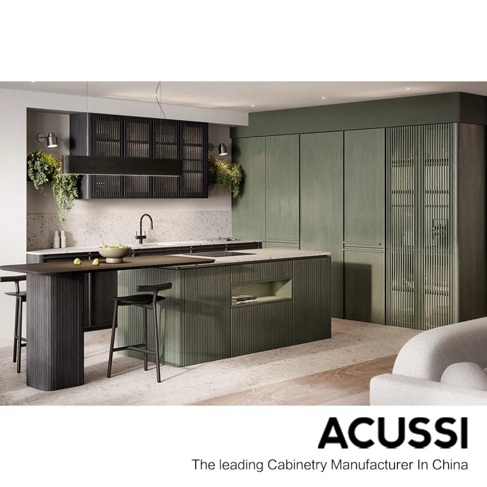 Smooth Surface Environmentally Friendly Paint Finish High Gloss Lacquer Kitchen Cabinets for Community Shared Kitchens