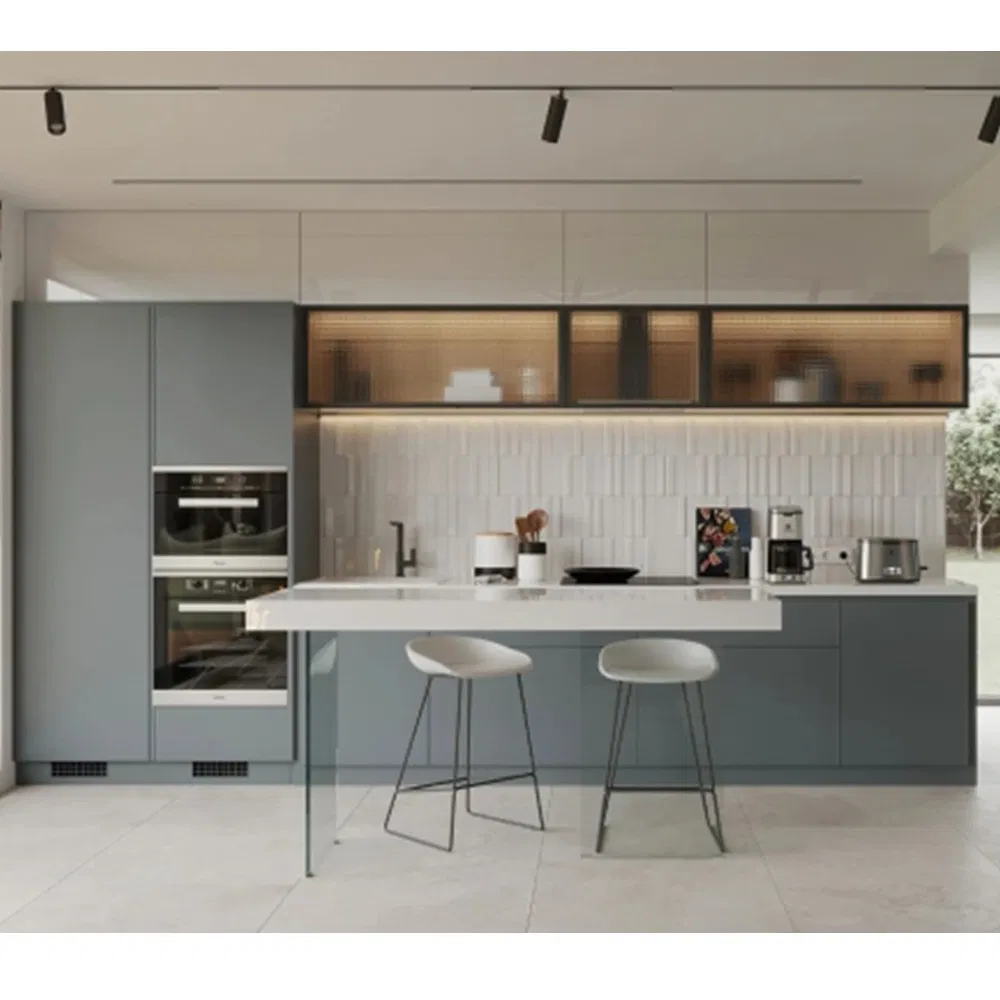 Cbmmart Wholesale Minimalist Design Aluminum Frame Kitchen Cabinets