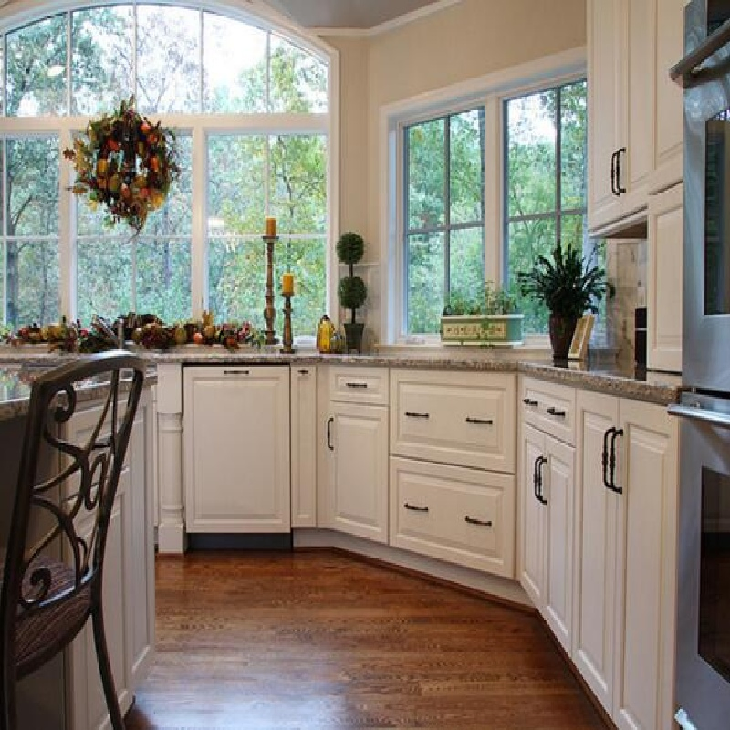 Aisle Style High Gloss Matte Finish Modular Cabinets for Kitchen Space