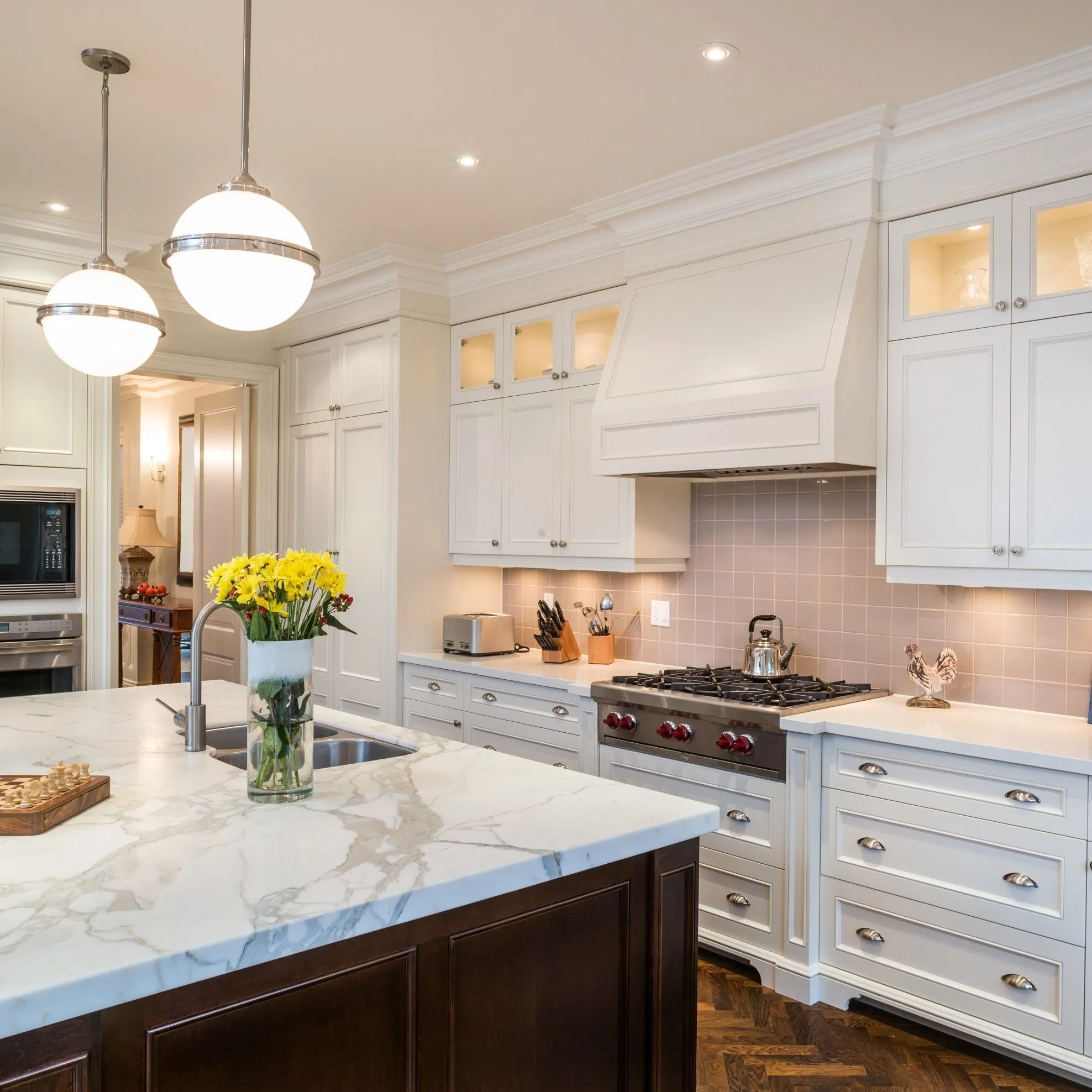 Modern New White Lacquer Finish Design Alacena Wholesale Furniture Kitchen Cabinets Units