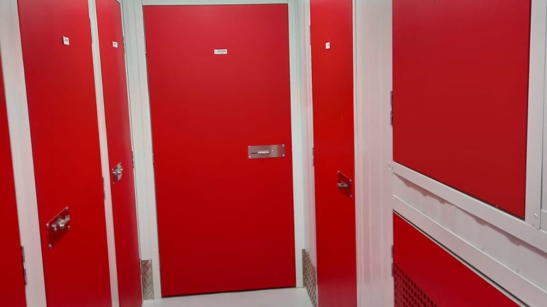 Free Design Steel Prefab Self Storage Unit Great Price Modular Partition Walls