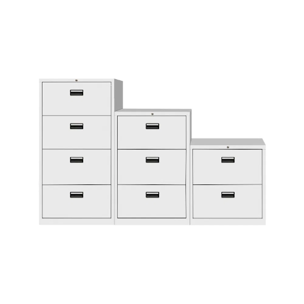 Durable Electrostatic Powder Coating Quality Steel Drawer Filing Cabinet for Hotel Storage