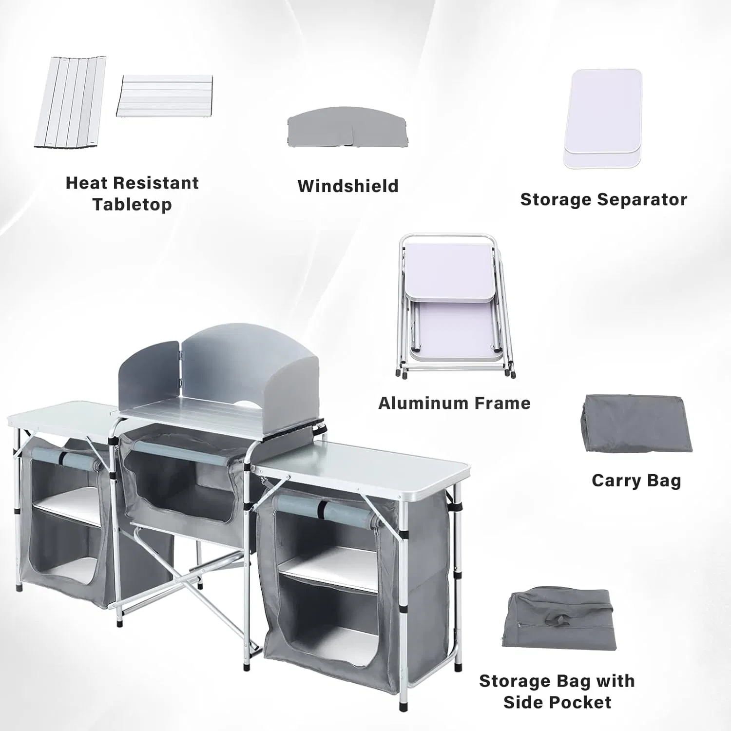 Outdoor Kitchen Camping Cabinet