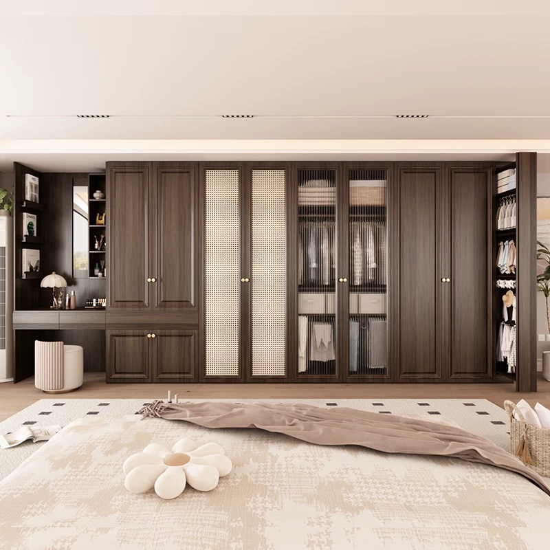 Customized Closet Modern Clothes Storage Cabinets Set Bedroom Furniture Walk in Wardrobe