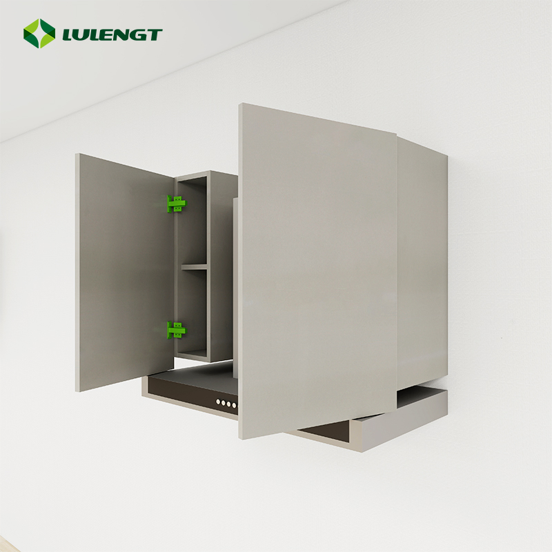Aluminum Honeycomb Core Aerospace Aluminum Frame and Cover Ready to Assemble Upper High Quality Modern Kitchen Cabinets Set Hood Cabinet