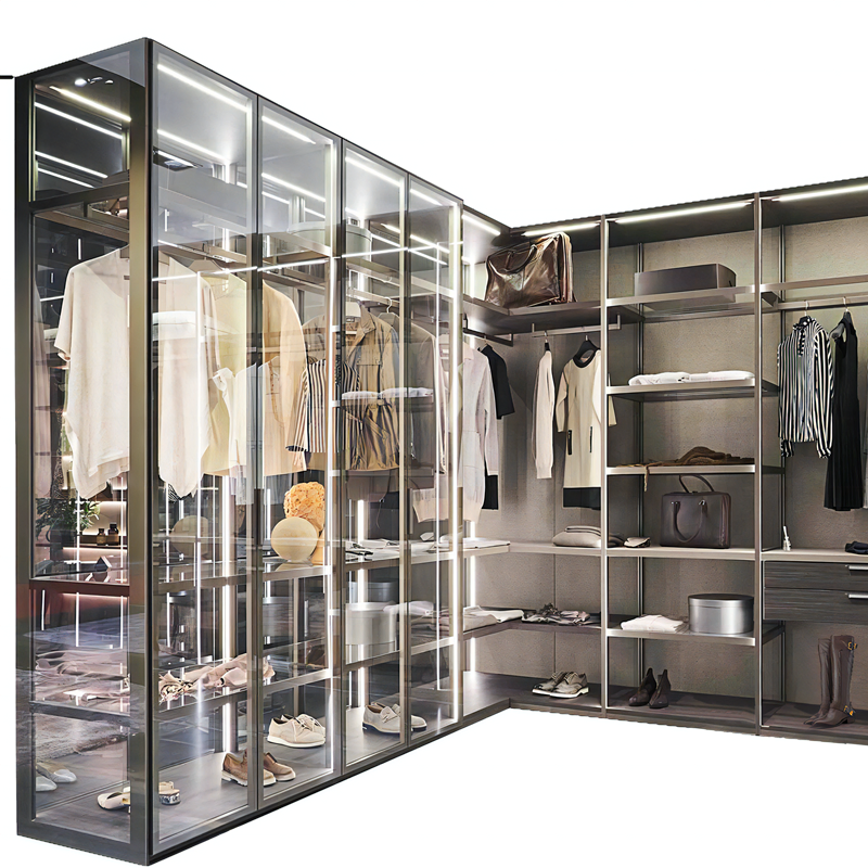 Glass Wardrobe Design 1