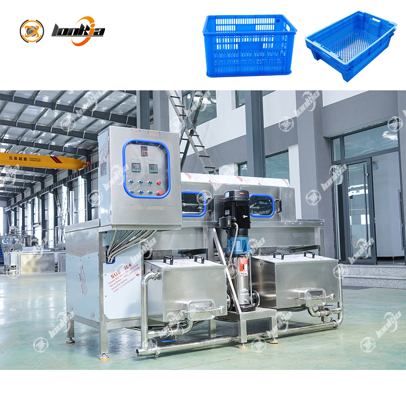 Turnover Crate Washing System Basket Washing Machine Returnable Plastic Basket Washer