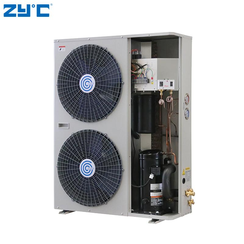 Zyc Wall-Mounted Air Cooled Scroll Refrigeration Compressor Condensing Unit for Cold Storage Room Walk in Freezer Chambre Froide