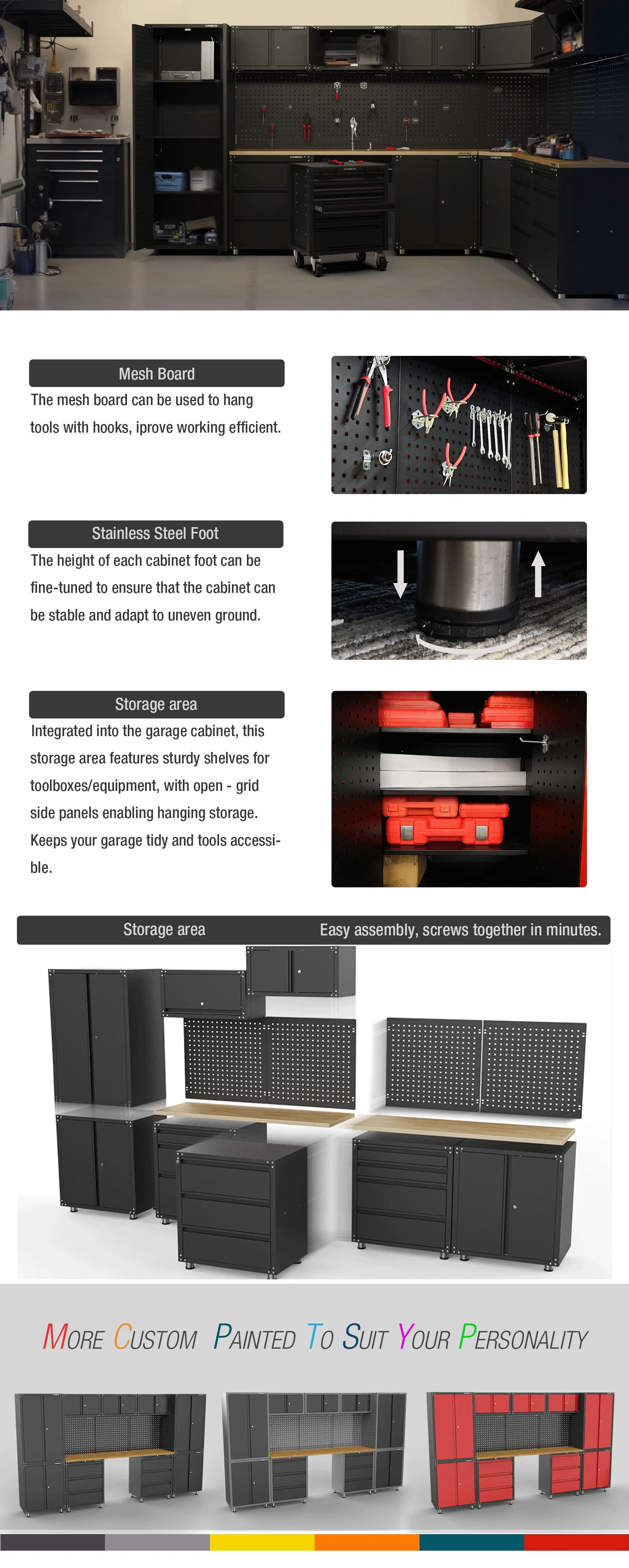Garage Storage Cabinet Details