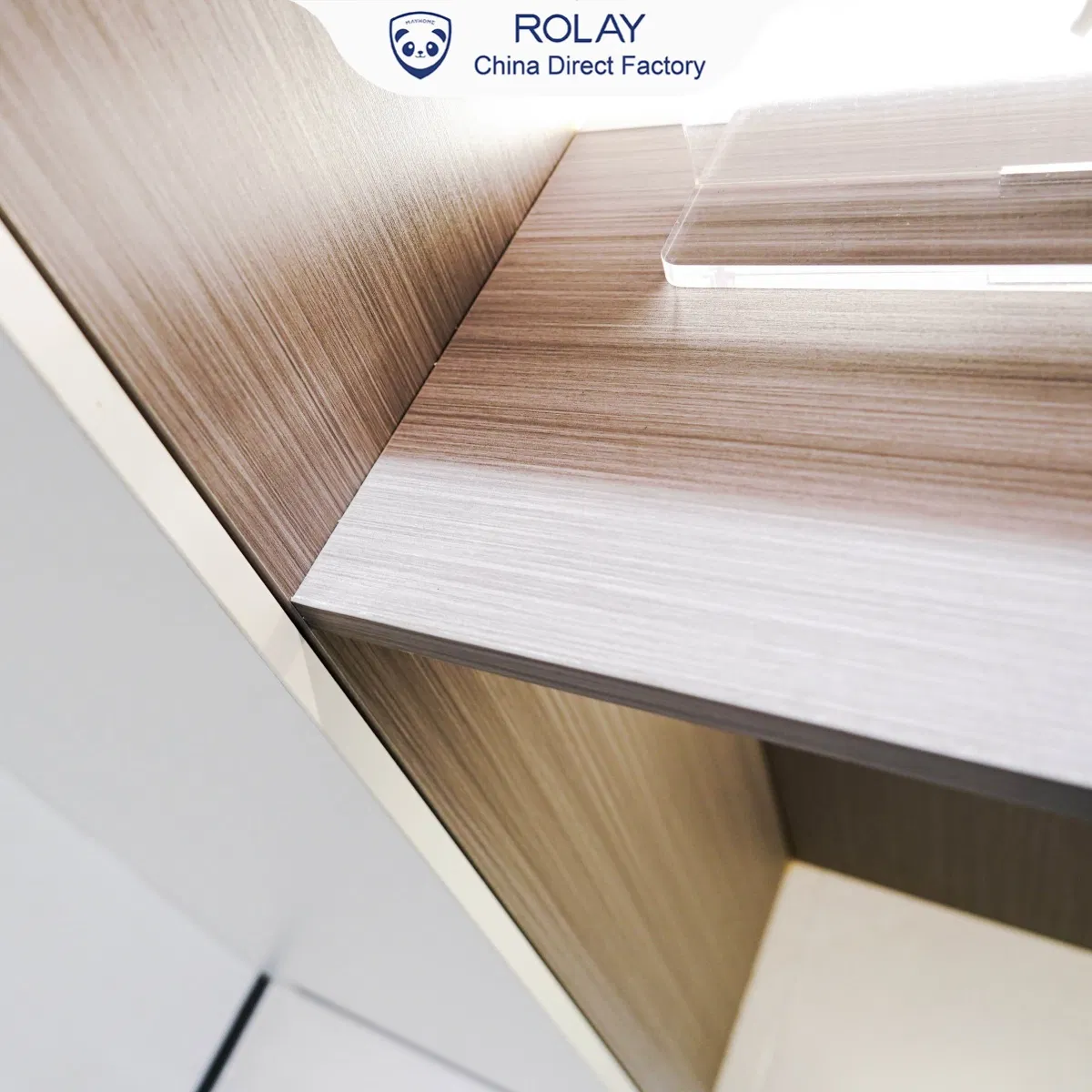 Weather Resistant Anti Scratch Surface Recyclable Material Glossy Finish Bookshelf System with Factory Price