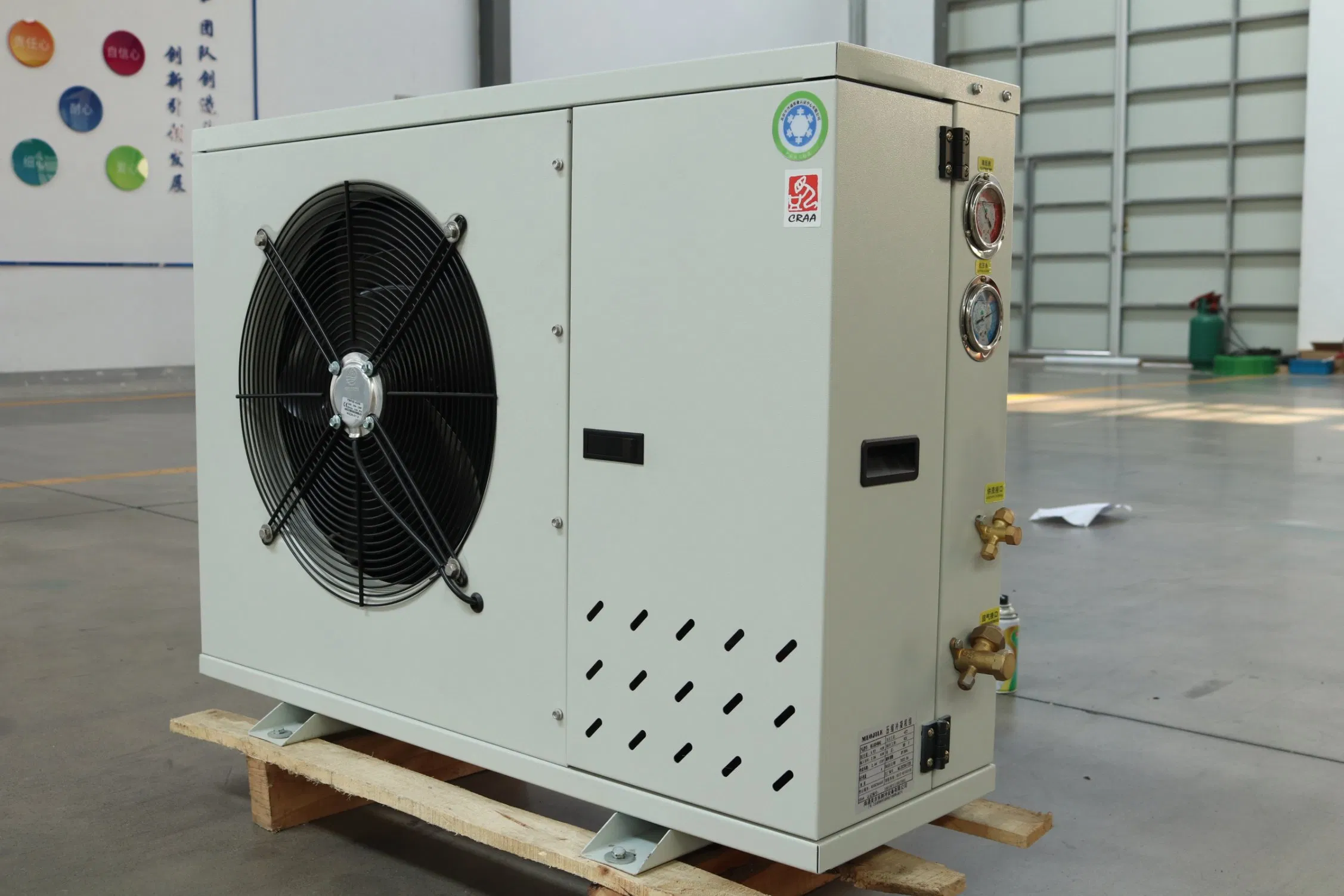 Zhexue 5HP Wall-Mounted Box Compressor Condensing Unit for Seafood Cold Storage