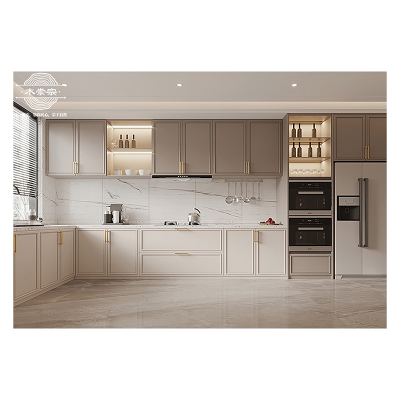 Space-Efficient Modern Apartment Affordable Green Whole House Customization Furniture Cupboard Units