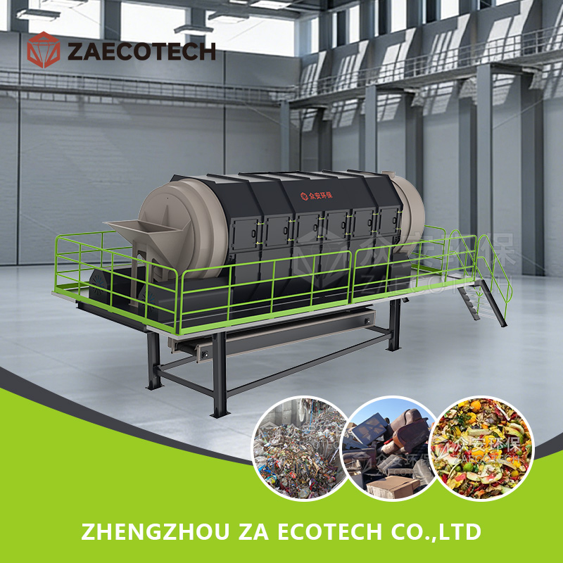 Turnkey Garbage Sorting System for Municipal Solid Waste Treatment Plant