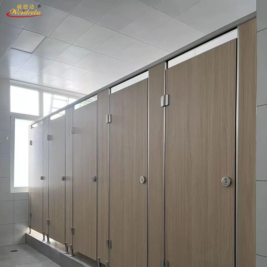 High Pressure Laminate Waterproof Public Toilet Cubicle System
