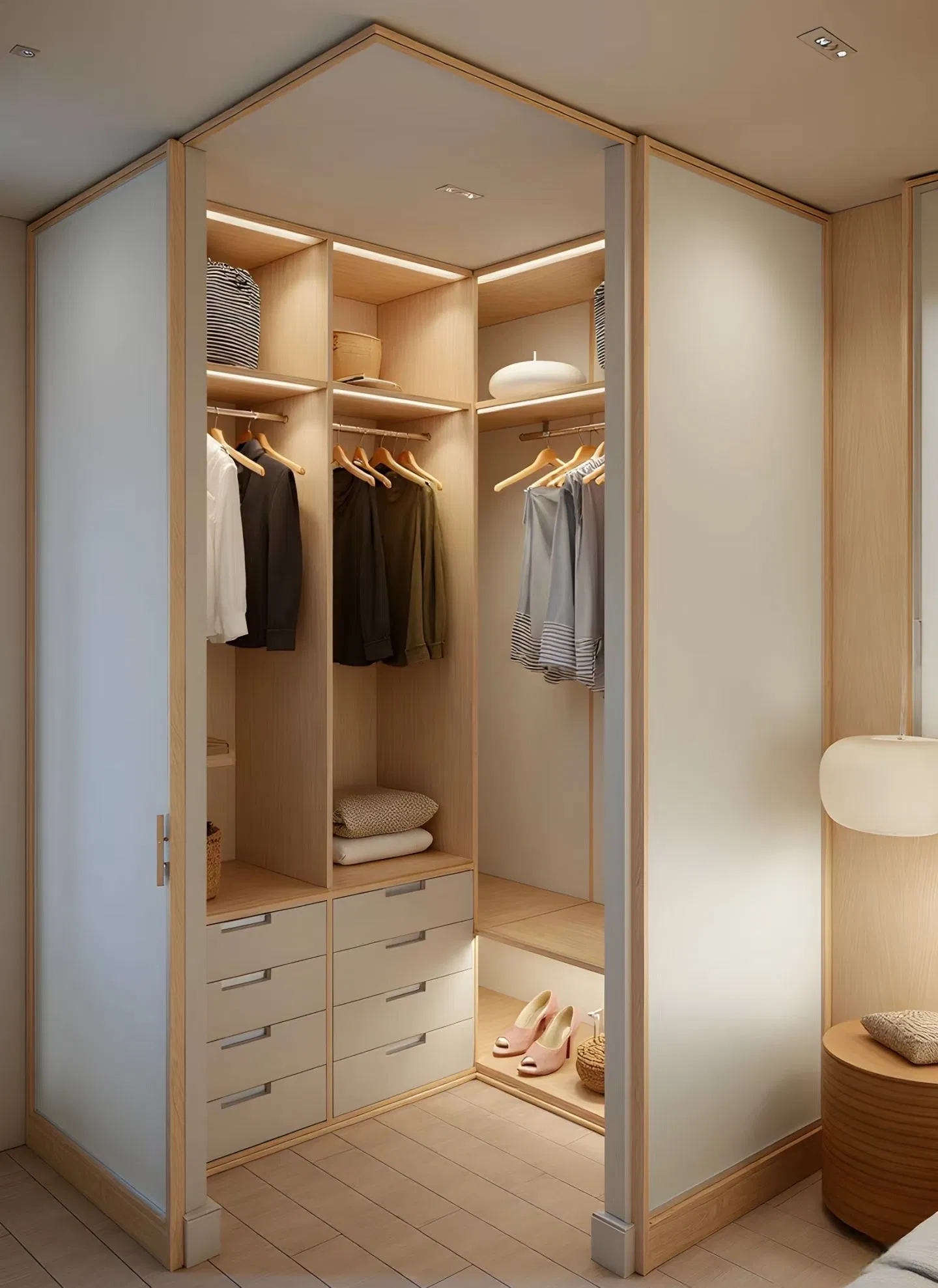 Chinese Factory Wood Cabinet Kitchen Living Room Bedroom Bathroom Cabinet