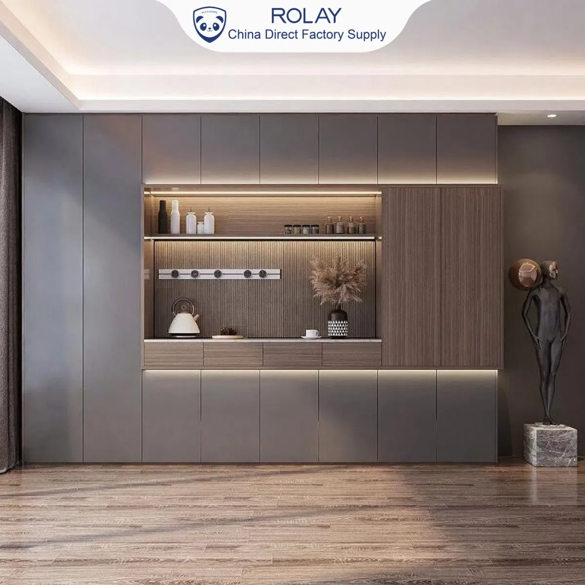 High Temperature Tolerance Consistent Performance Output High-Strength Frame Modular Kitchen Cabinet System