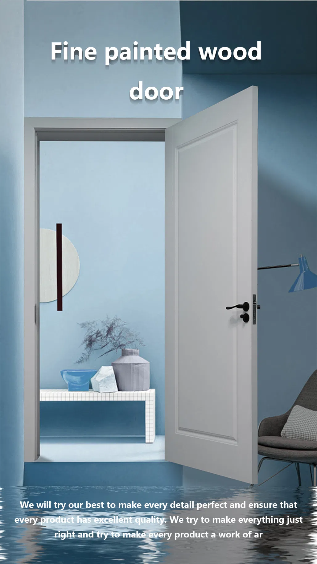 Wooden Door Showcase