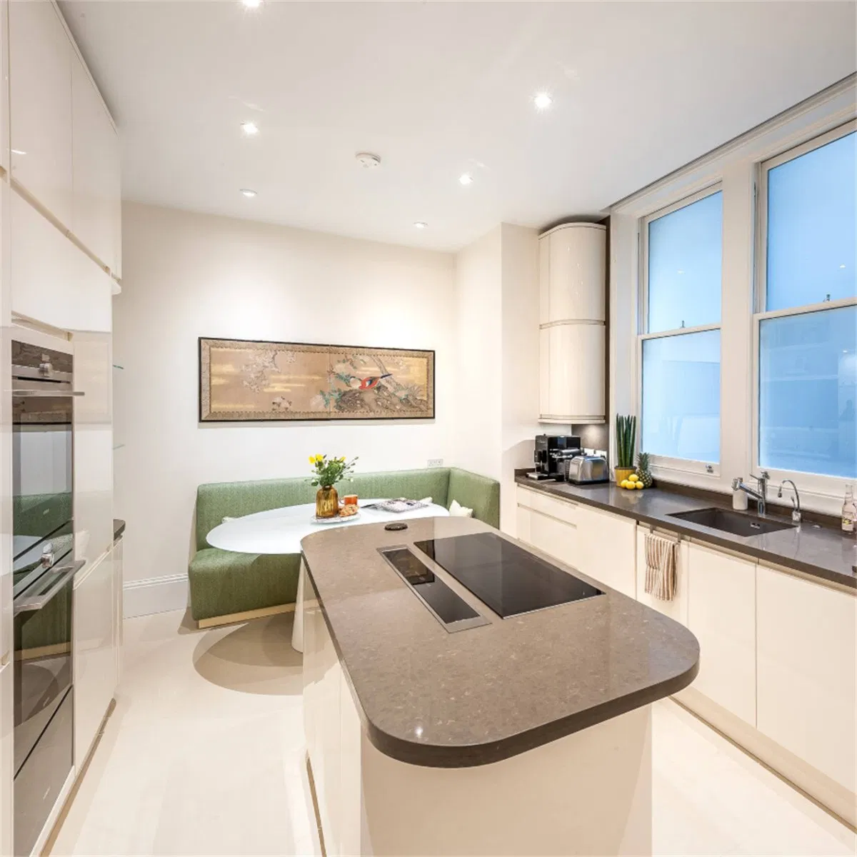 Waterproof Firm Structure Matte Finish Kitchen Cabinets