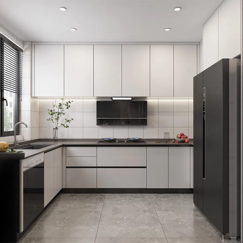 Custom Smart Design Kitchen Cabinet High Gloss Kitchen Cupboards Furniture Islands