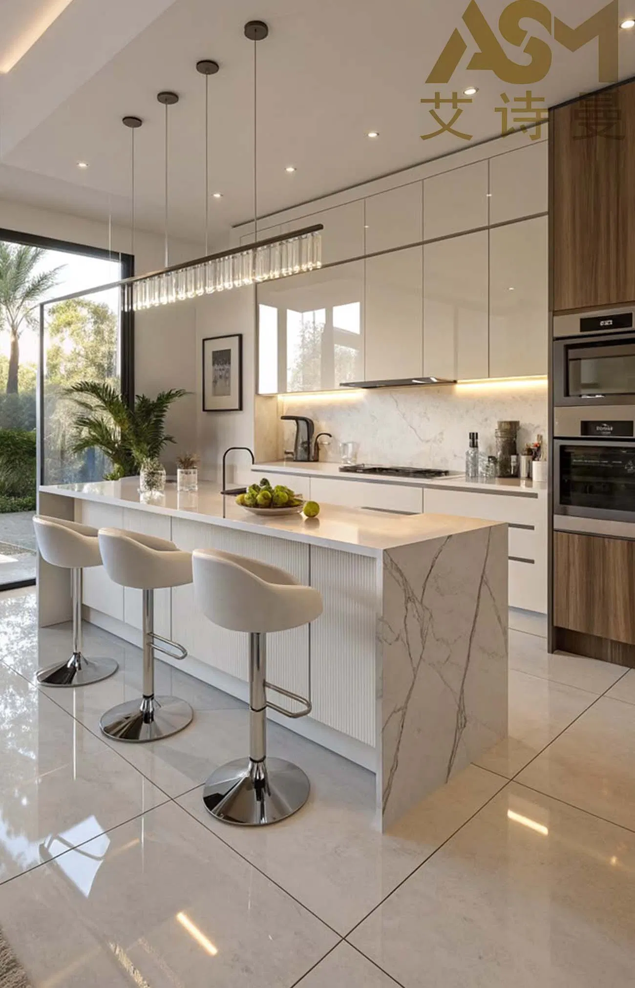 Stylish Kitchen Cabinet System for Contemporary Homes