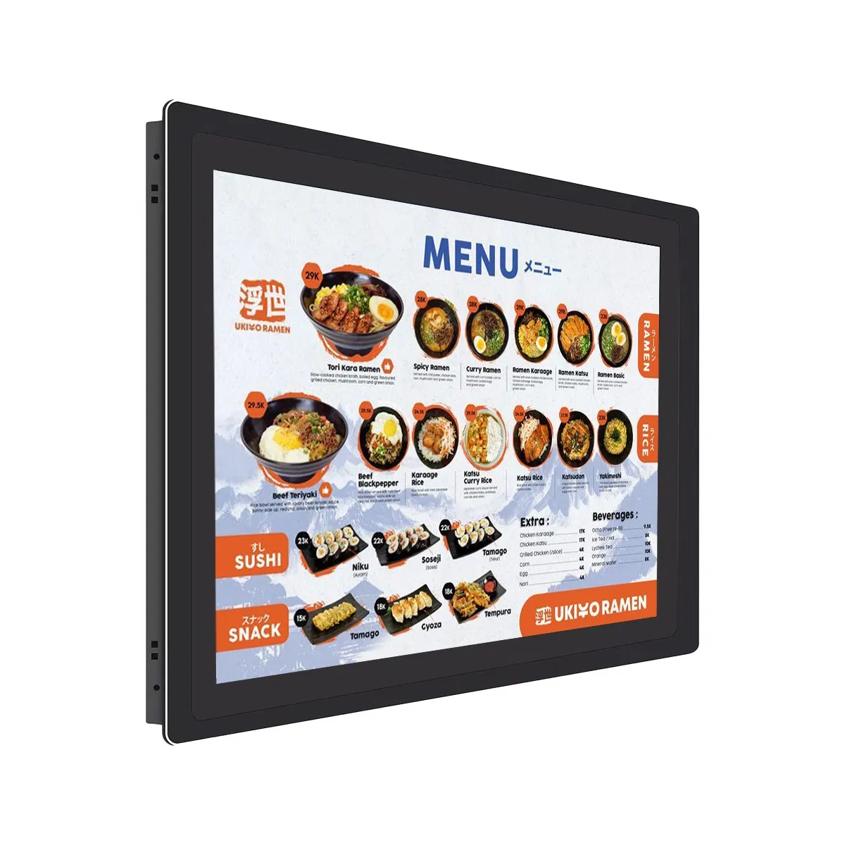 21.5 Inch Kds Kitchen Display System with High-Resolution Display