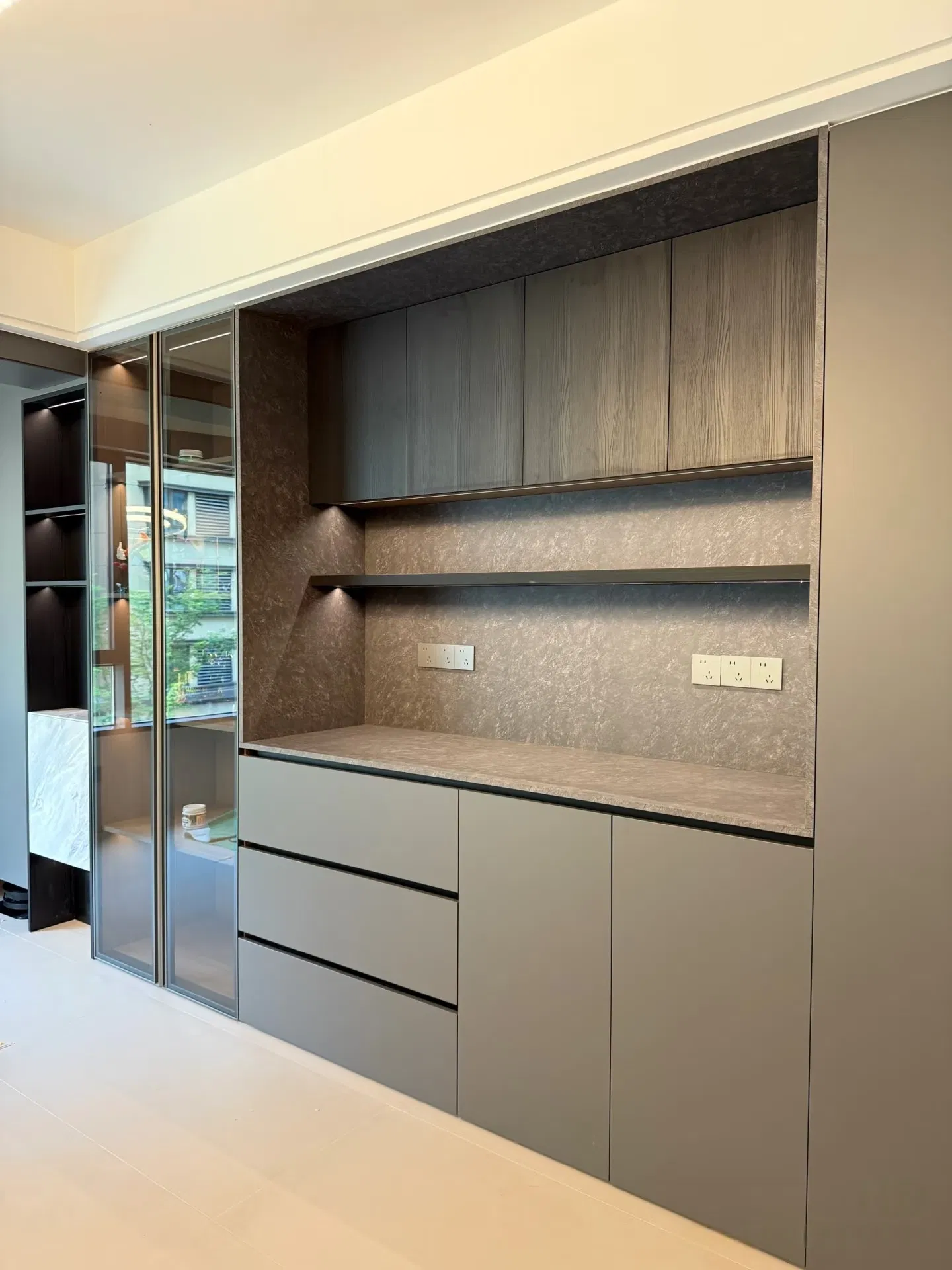 Modern Bedroom Living Room Home Furniture Wooden Shoe Storage Cabinet