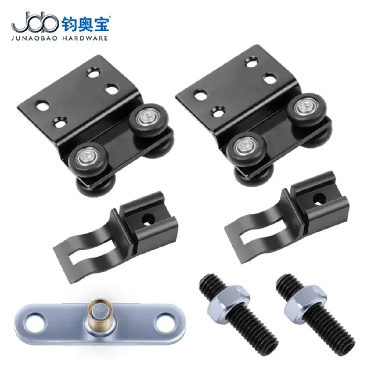 Sliding Door System for 18mm Wardrobe Roller Set with Aluminum Track Top and Bottom Philippines Market