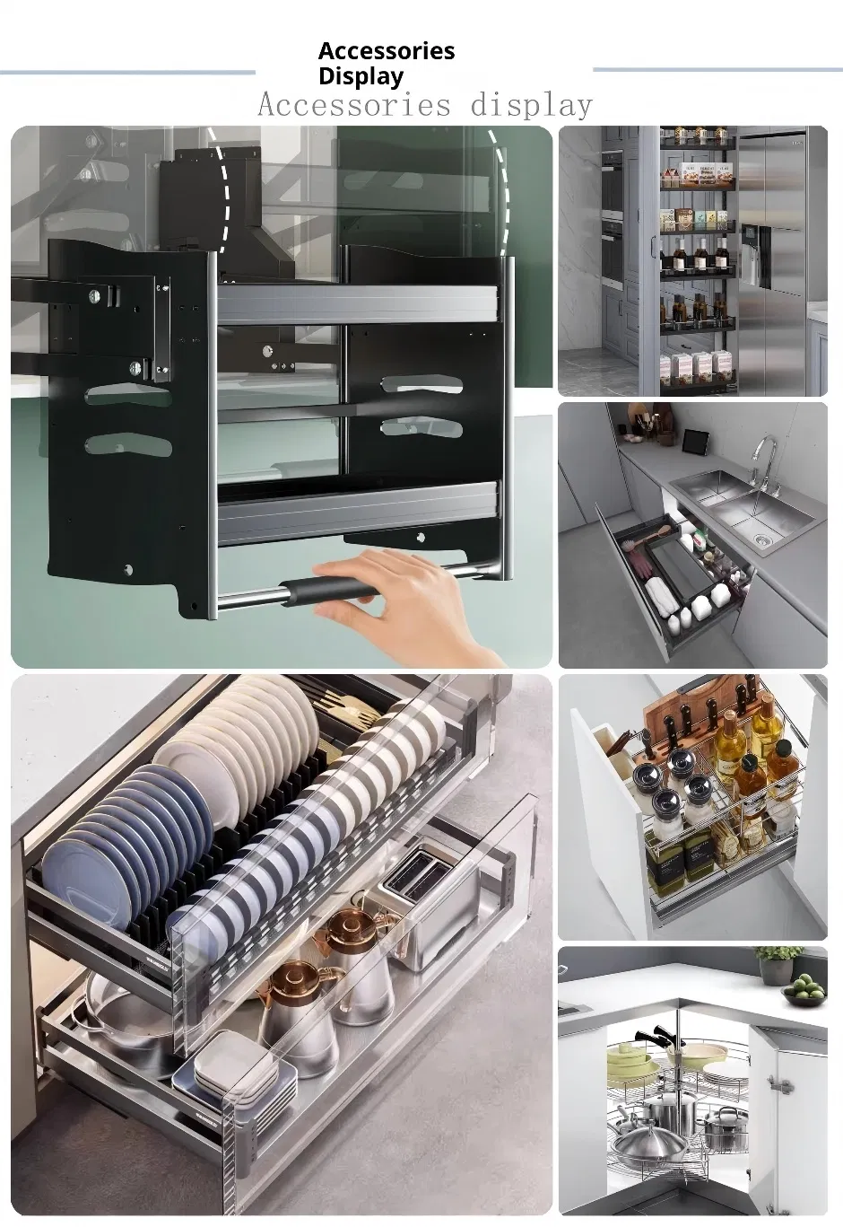 Modern Matte Finish Wooden Kitchen Cabinet Chinese Factory Wholesale Home Furniture