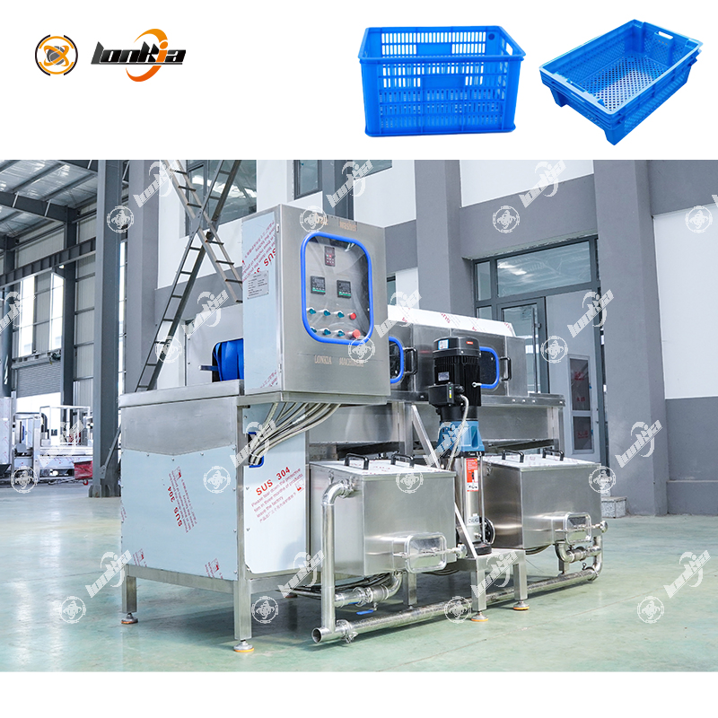 Turnover Crate Washing System Basket Washing Machine Returnable Plastic Basket Washer