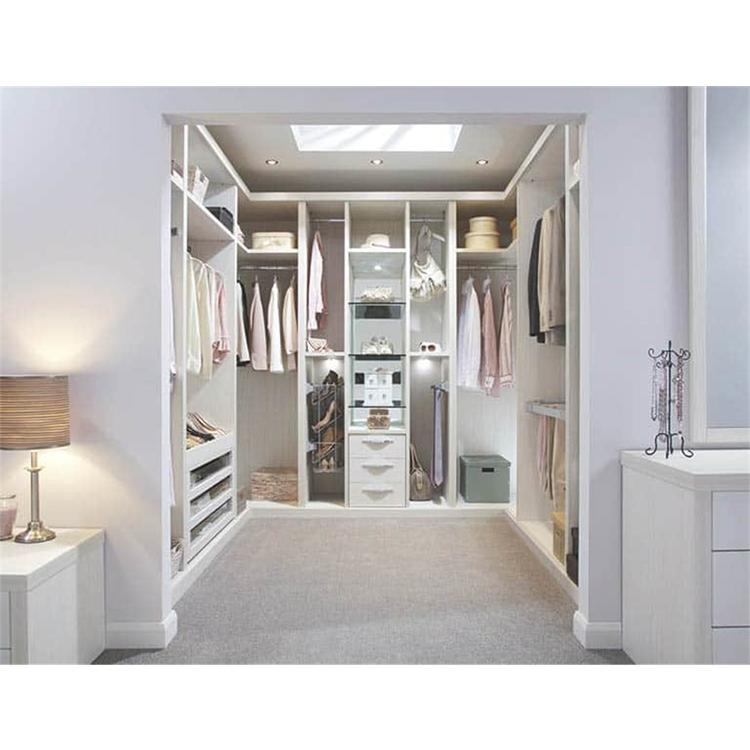 Beautiful Pivot Hinged Glass Door Display Wardrobe MDF Multi-Material Wardrobe