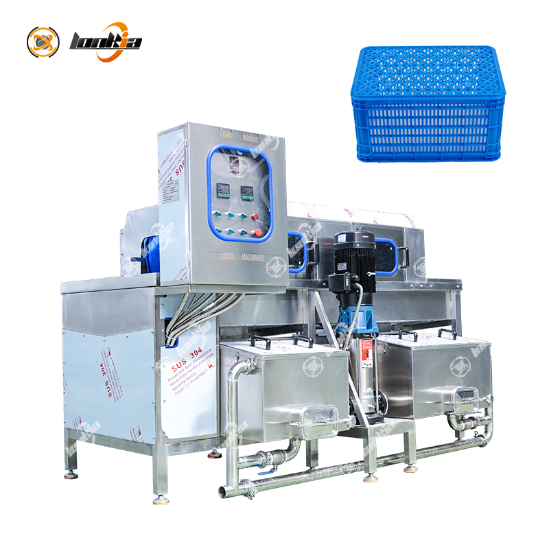 Turnover Crate Washing System Basket Washing Machine Returnable Plastic Basket Washer