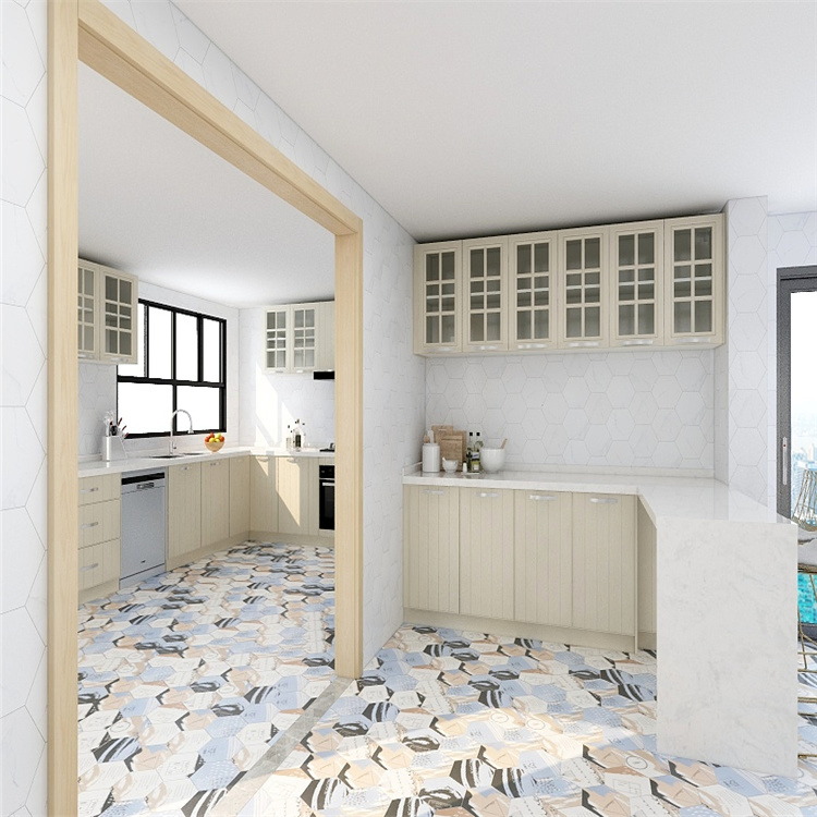 I Shaped Modular Kitchen Designs for Modern Kitchen Cabinet