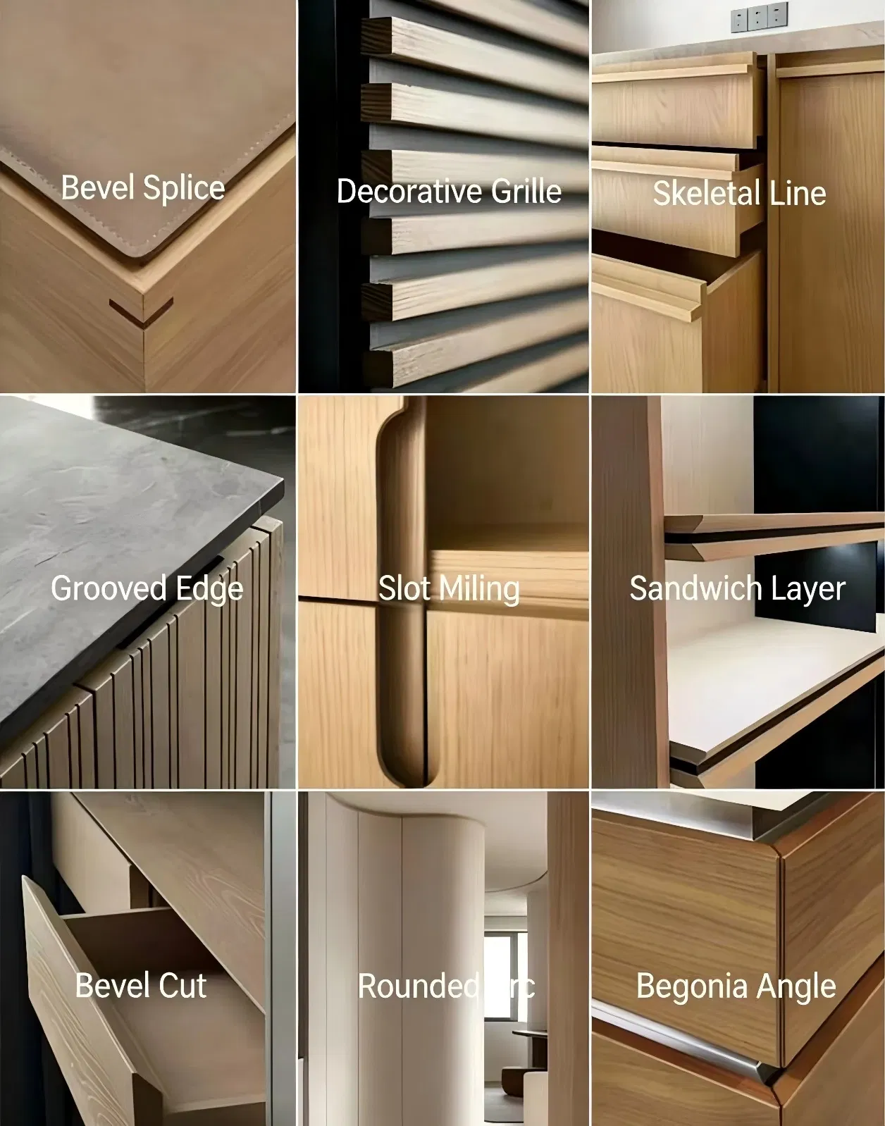 Modern Matte Finish Wooden Kitchen Cabinet Chinese Factory Wholesale Home Furniture