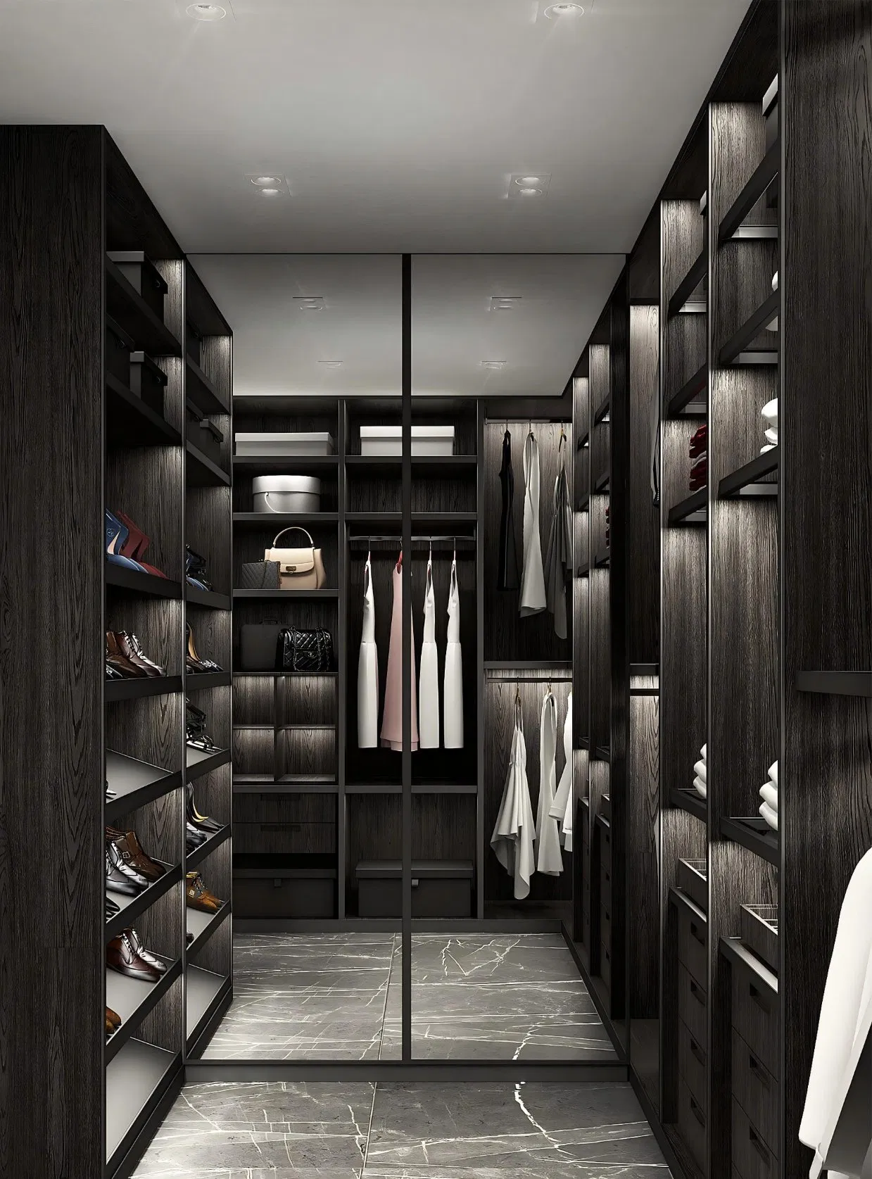 Wholesale Simple Style Modern Hinged Door Bedroom Wardrobe (ACS3-H08)