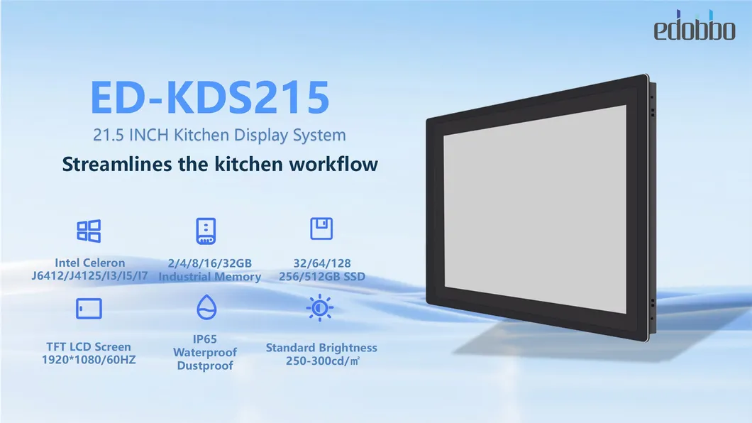 KDS Kitchen Display System High-Resolution