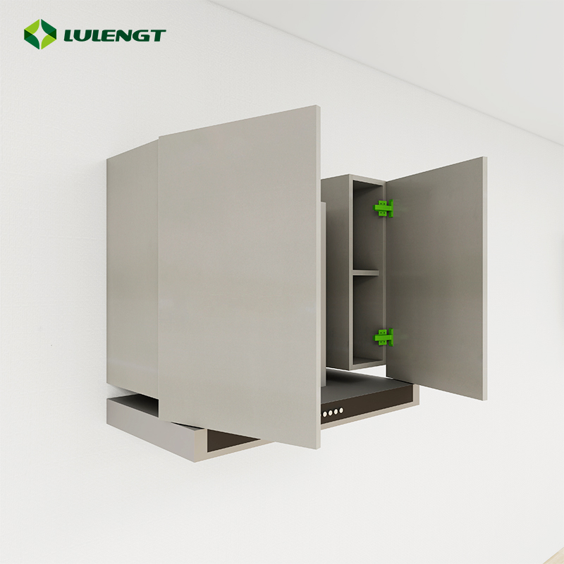 Aluminum Honeycomb Core Aerospace Aluminum Frame and Cover Ready to Assemble Upper High Quality Modern Kitchen Cabinets Set Hood Cabinet