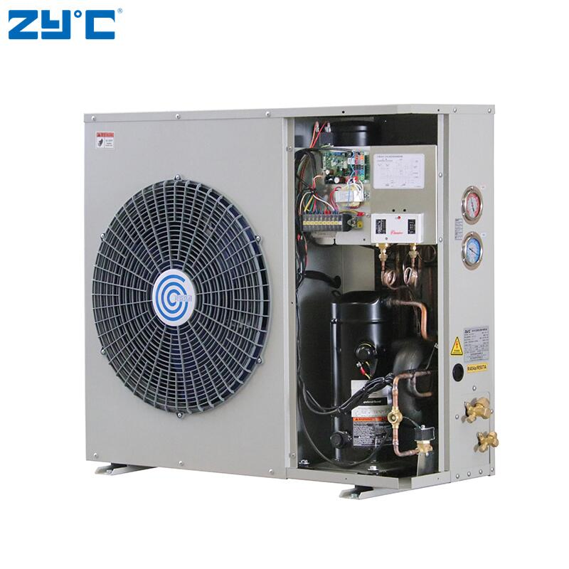 Zyc Wall-Mounted Air Cooled Scroll Refrigeration Compressor Condensing Unit for Cold Storage Room Walk in Freezer Chambre Froide