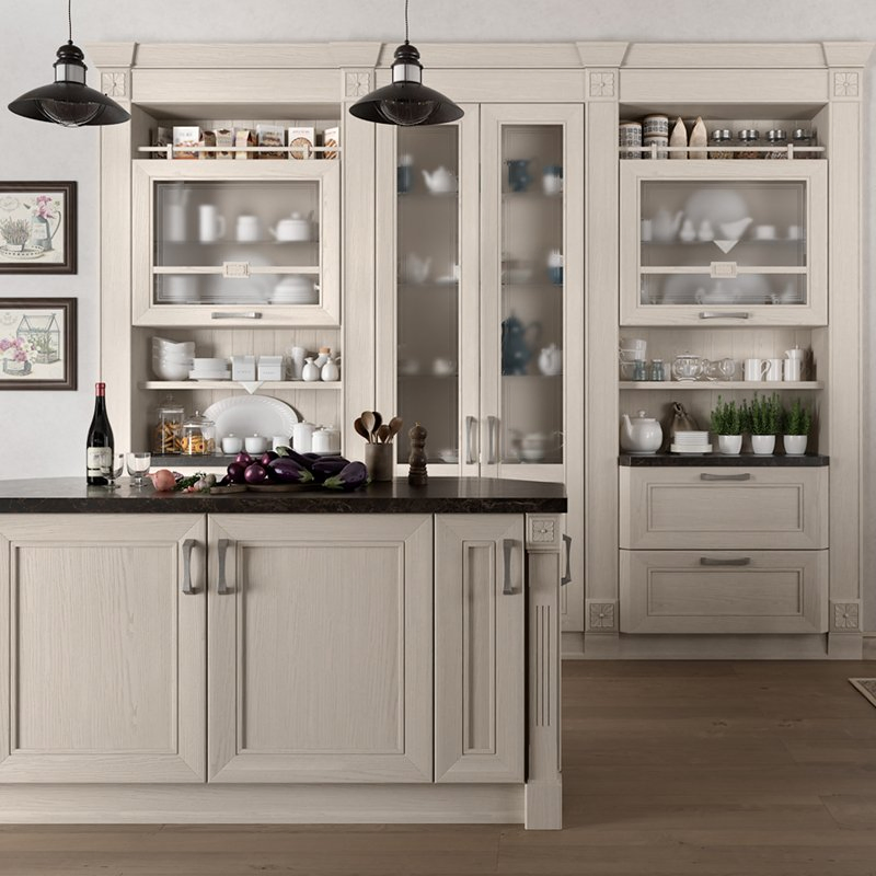 Manufacturers Design Particle Board /Wooden Teak Storage Cabinet Hotel Furniture Simple Aluminium Frame Set Complete Kitchen Cabinets with Table