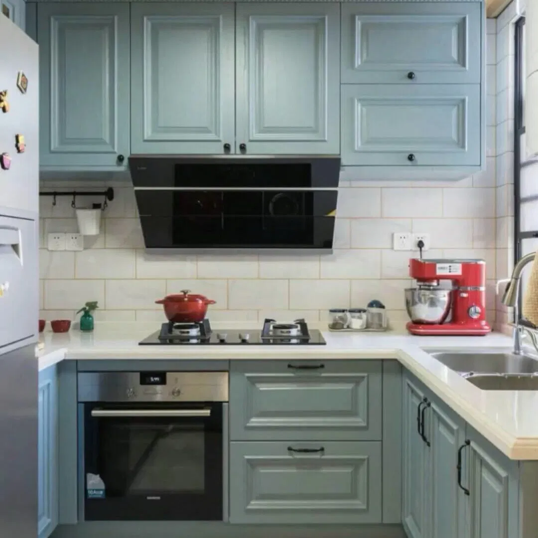 Modern Matte Finish Wooden Kitchen Cabinet Chinese Factory Wholesale Home Furniture