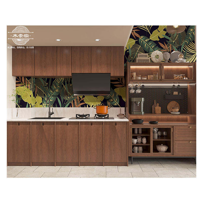 Solid Wood Modern Apartment Affordable Green Whole House Custom - Made Storage Furniture Cupboard Units