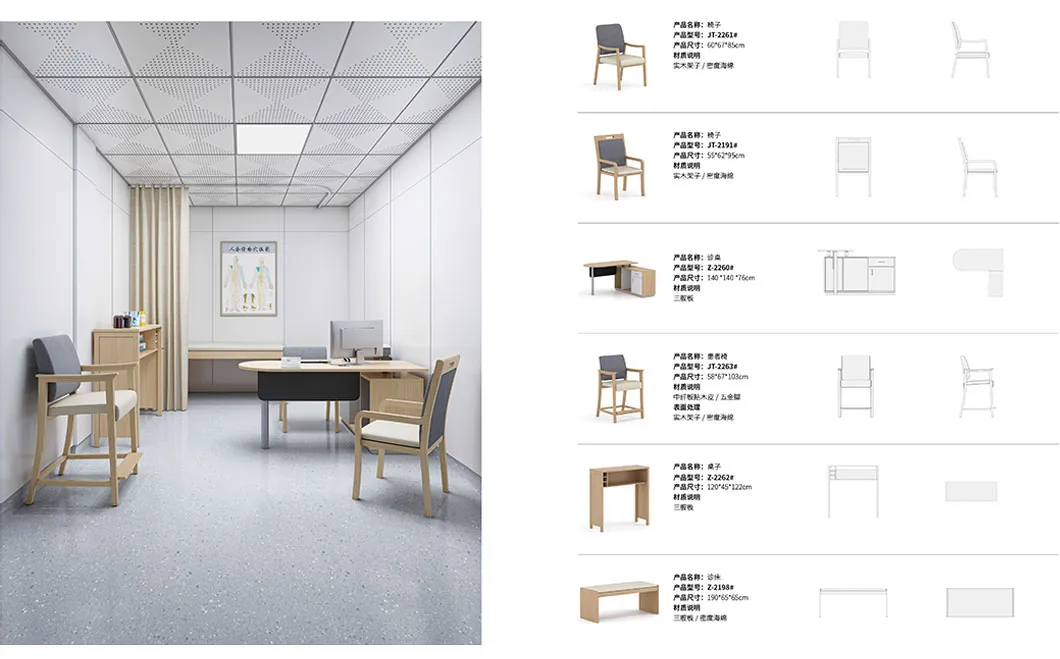 Safety Compliant Medical Furniture